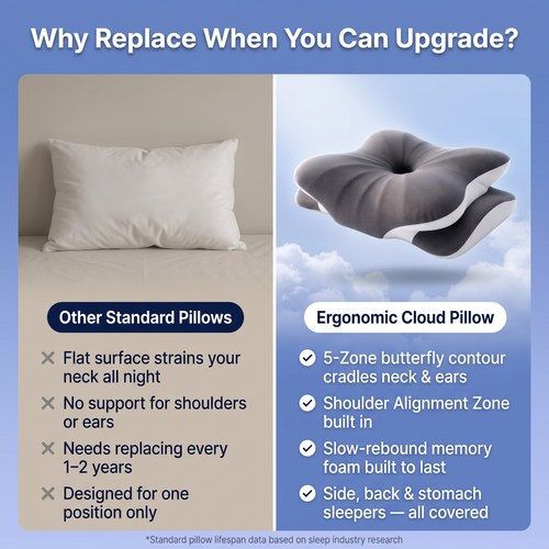 Westora™ Ergonomic Cloud Pillow
