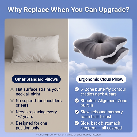 Westora™ Ergonomic Cloud Pillow