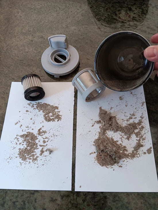 HEPA Filtration: prevents dust and allergens from being released back into the air